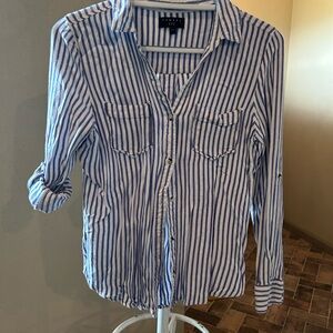 Blue Striped Women's Shirt